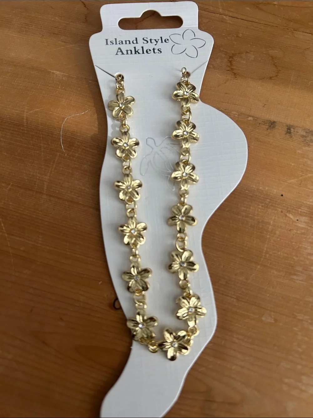 N/A gold floral